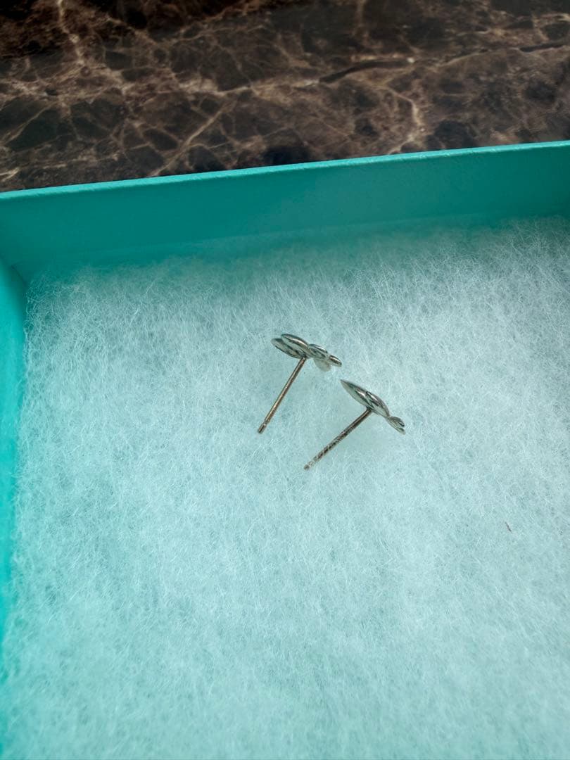 ☆1/31まで☆Tiffany&Co. シルバーリーフピアス 【キャッチなし