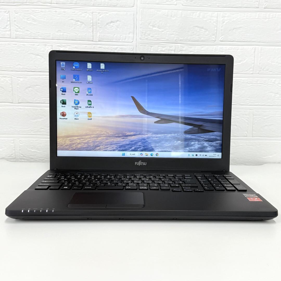 富士通㉒/Windows11/Ryzen3/SSD/office/ノートパソコン