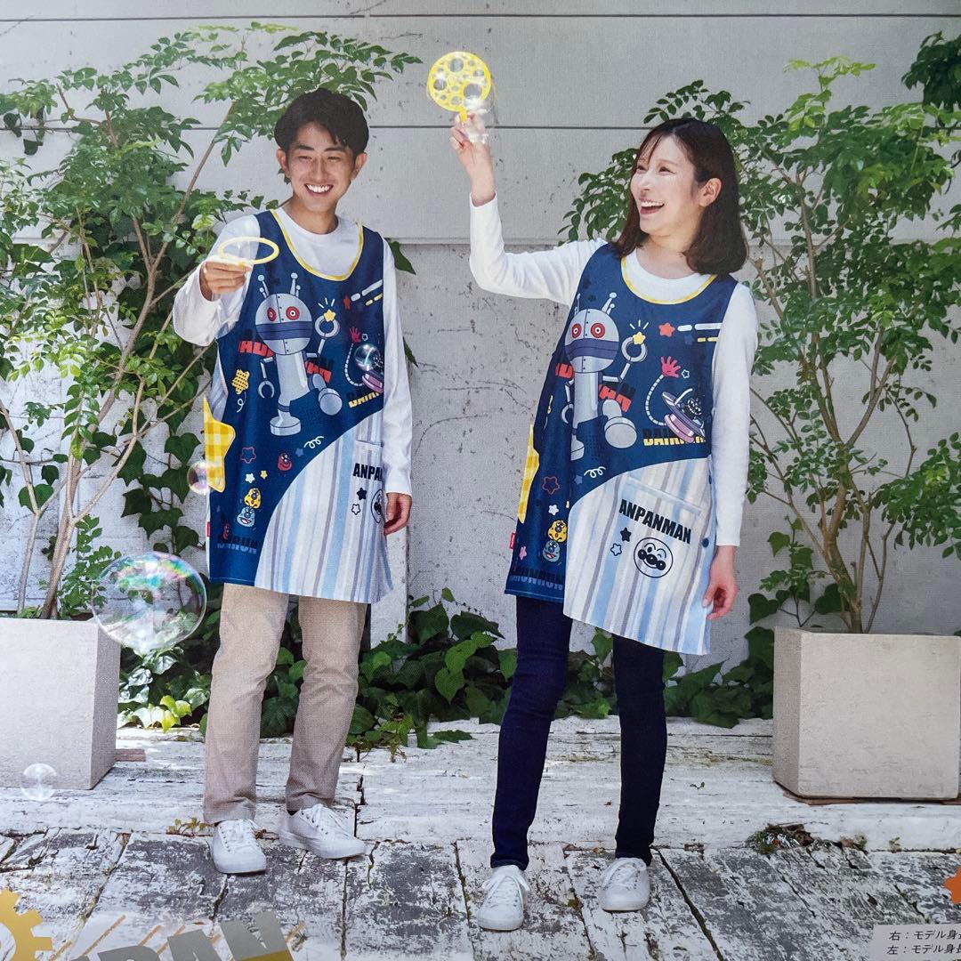 アンパンマンエプロンだだんだん 保育士 ゆったりサイズ 新品 - メルカリ