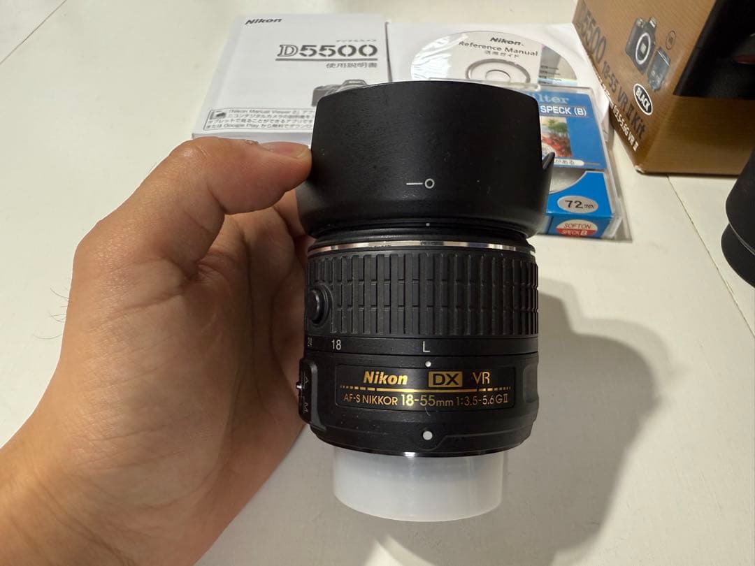 Nikon D5500 デジタル一眼レフ 18-55mm VR Ⅱ Kit