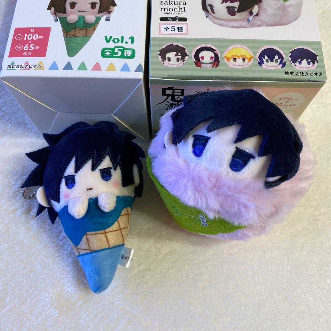 鬼滅の刃 アイスたぴぬい 桜餅マスコット 冨岡義勇 - メルカリ