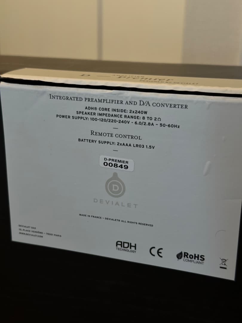 [超高級] Devialet D-Premier デヴィアレ　デジタルアンプ