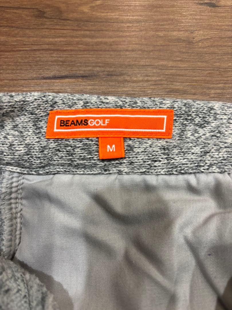 ビームスゴルフ ポーラテック メンズパンツ Mサイズ グレー フリース