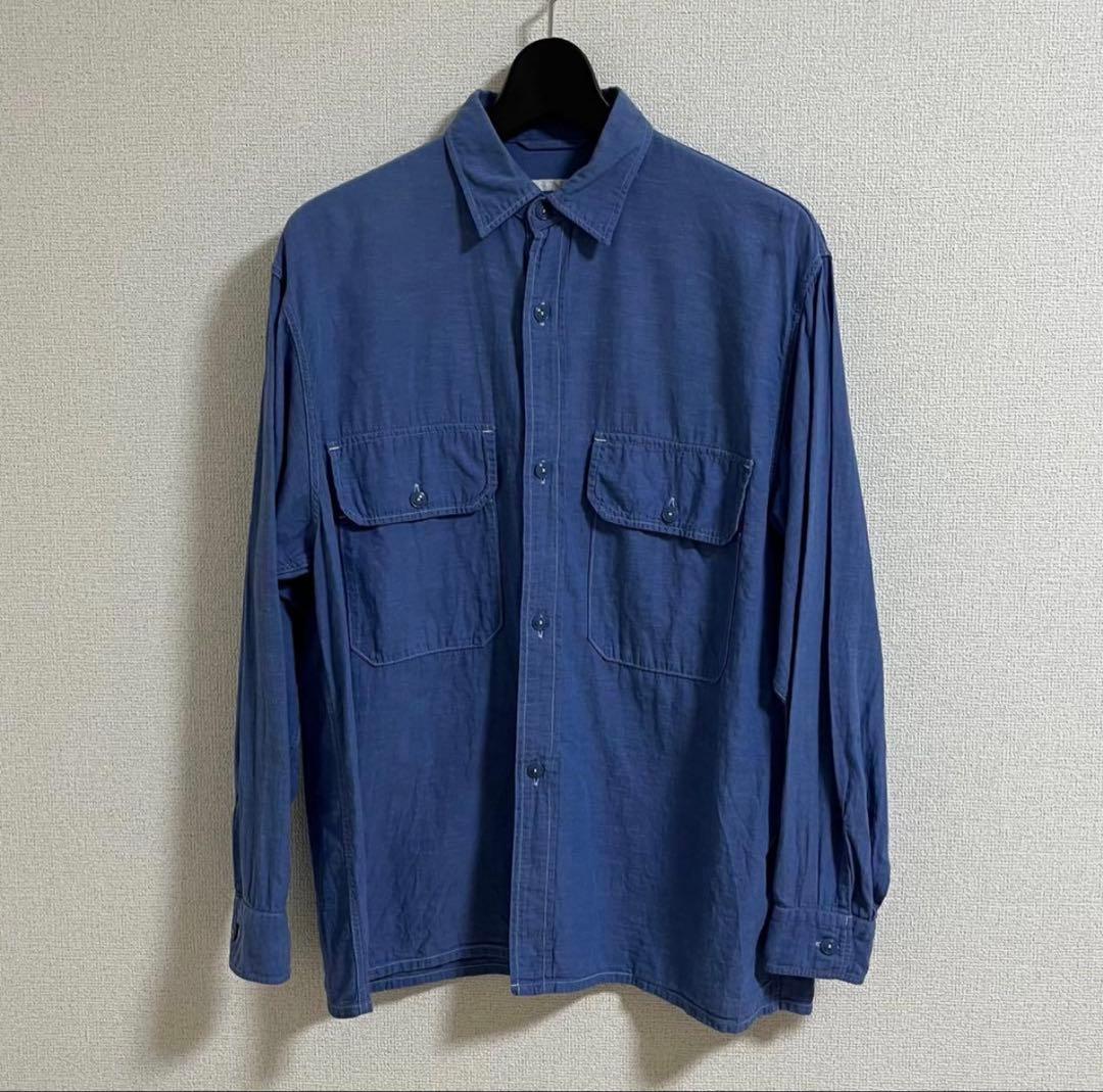 COMOLI 21SS ベタシャンCPOシャツ サックス 希少サイズ1 1195146539.jpg?1618569045