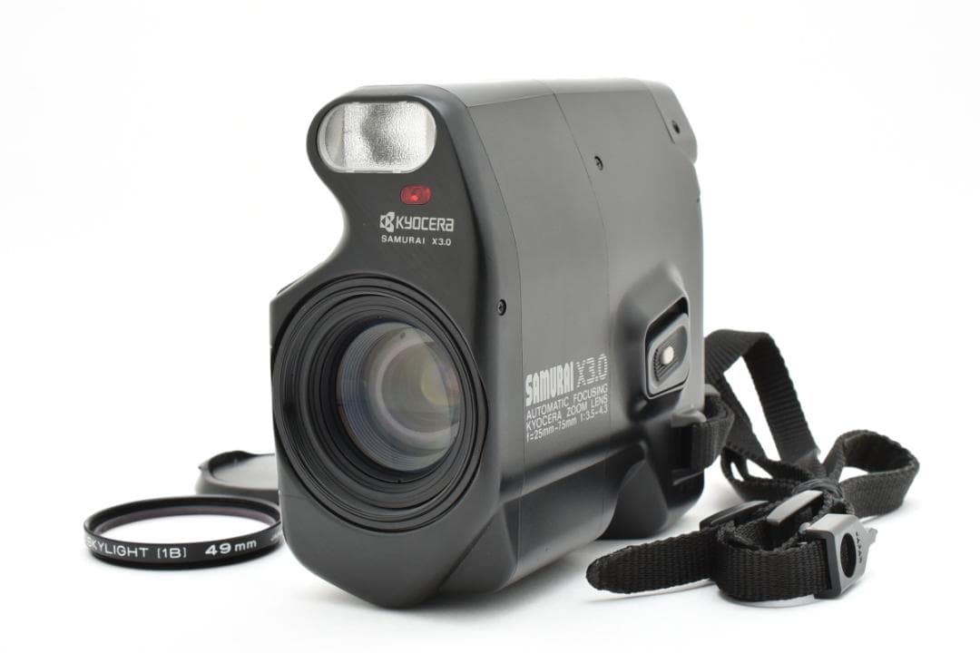 キョーセラ サムライ Kyocera Samurai x3.0 Near Mint-] Kyocera Yashica Samurai x3.0 35mm Half Frame Film
