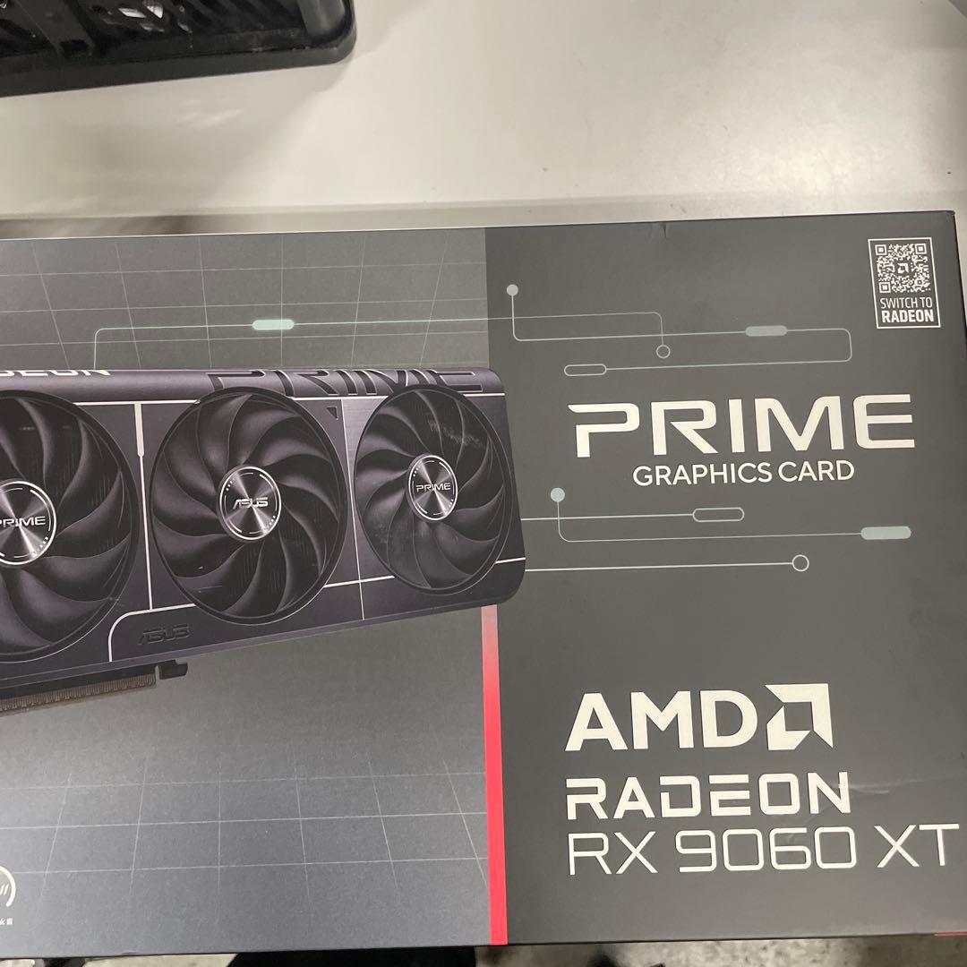 ASUS Radeon RX9060XT 16GB OC 3ファン ASUS AMD Radeon RX 9060 XT Prime Overclocked Triple Fan 16GB GDDR6