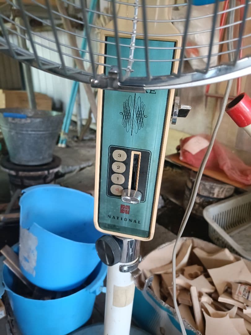 National扇風機F-30VB動作確認済昭和レトロ アンティークレトロ扇風機