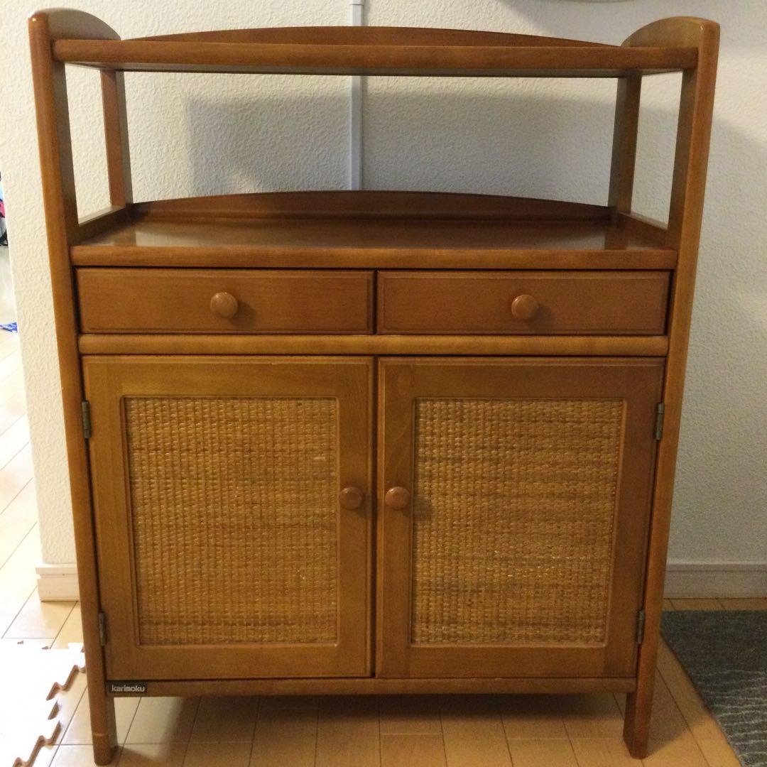 カリモク karimoku 電話台 キャビネット 棚 - MISATO-SINKO.SITE