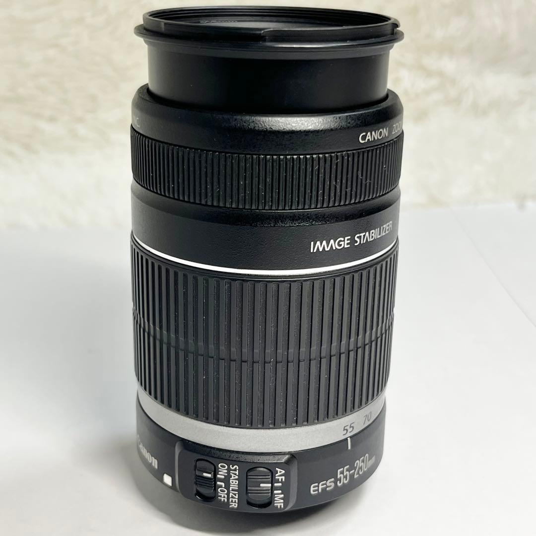 Canon キャノン EF-S 55-250mm 1:4-5.6 IS ブラック