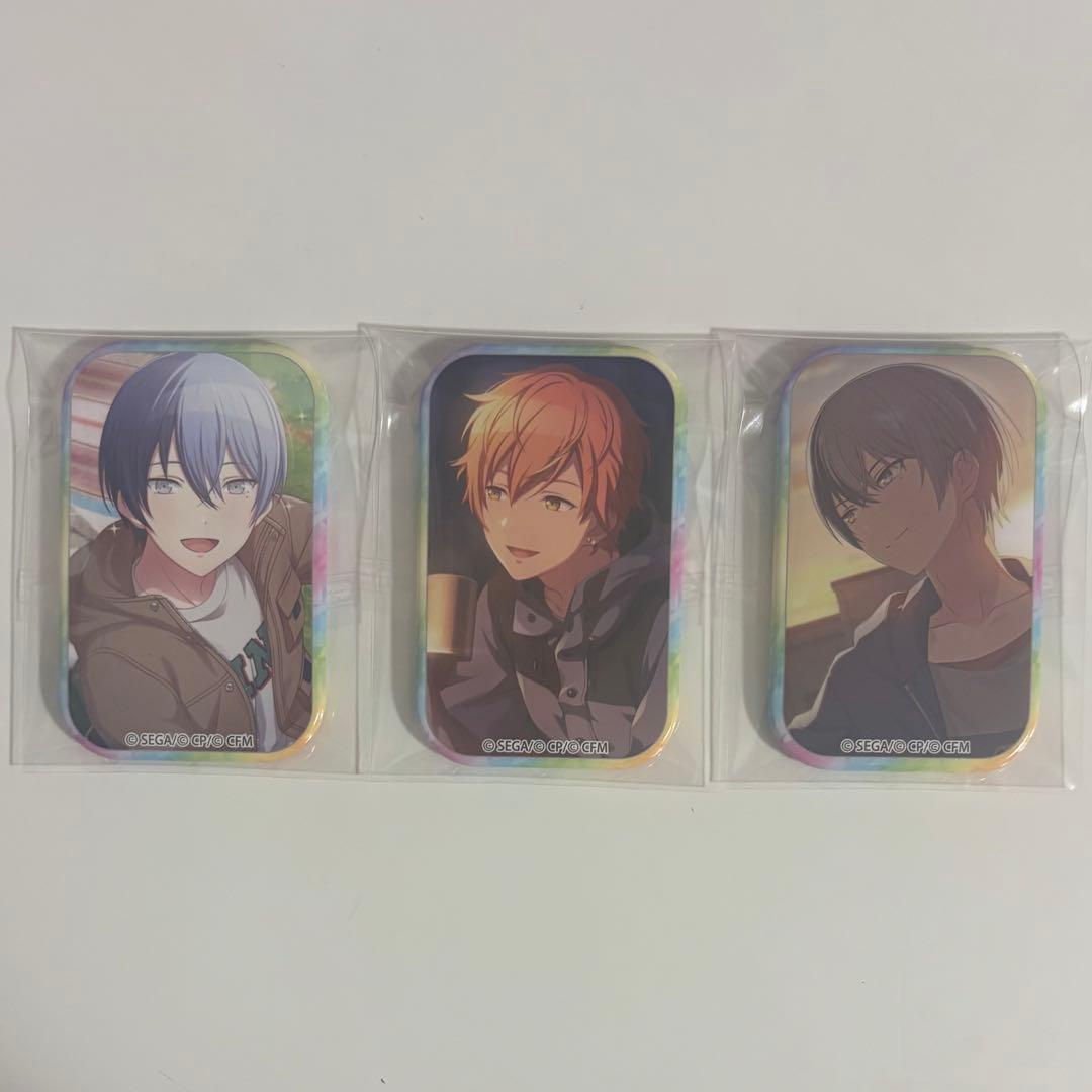 プロセカ スクエア缶バッジ ミライ 虚ろを扇ぐ 17C東雲彰人 青柳冬弥