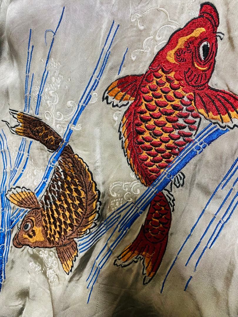 別珍 2面用 SWITCH 日本限定 レーヨン スカジャン こい龍 unisex