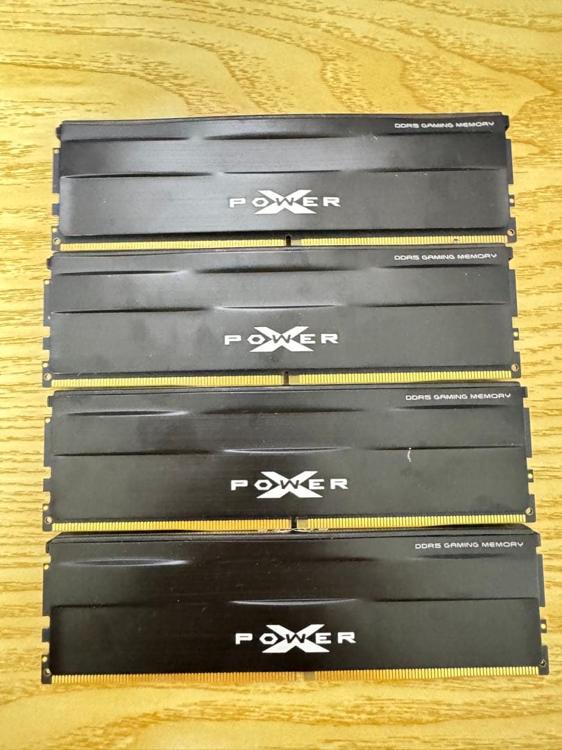 シリコンパワー DDR5 6000MHz メモリー 4枚セット