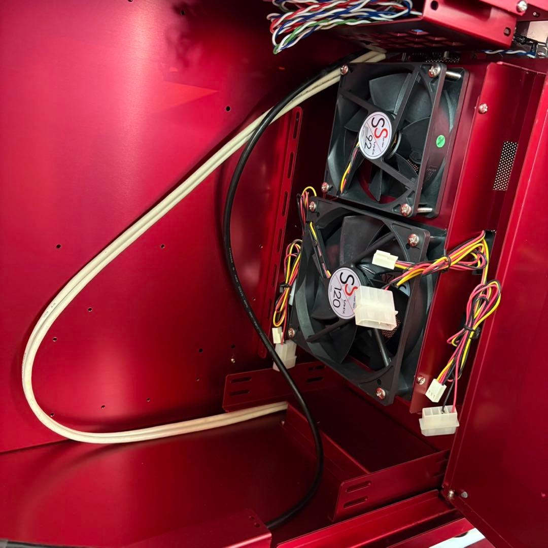 星野金属　Windy ウィンディ　PCケース　ALCADIA 赤　レッド　アルミ