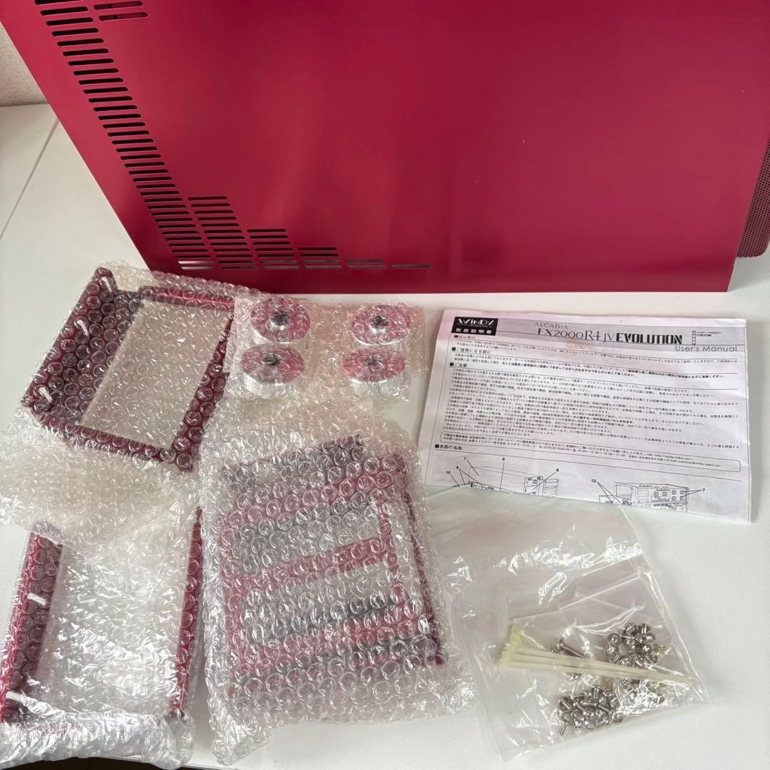 星野金属　Windy ウィンディ　PCケース　ALCADIA 赤　レッド　アルミ