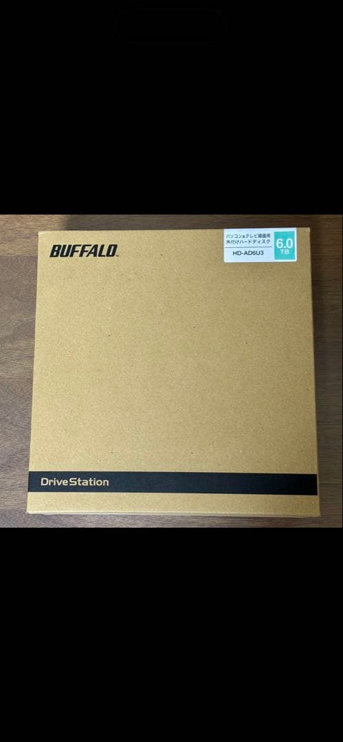 【新品未開封】BUFFALO HD-AD6U3 6TB 外付けハードディスク