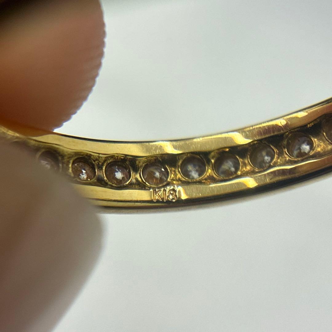 37:K18ダイヤモンドフルエタニティリング ダイヤ0.5ct サイズ11号