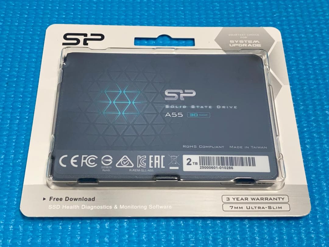 シリコンパワー SSD 2TB A55 SP002TBSS3A55S25 未開封