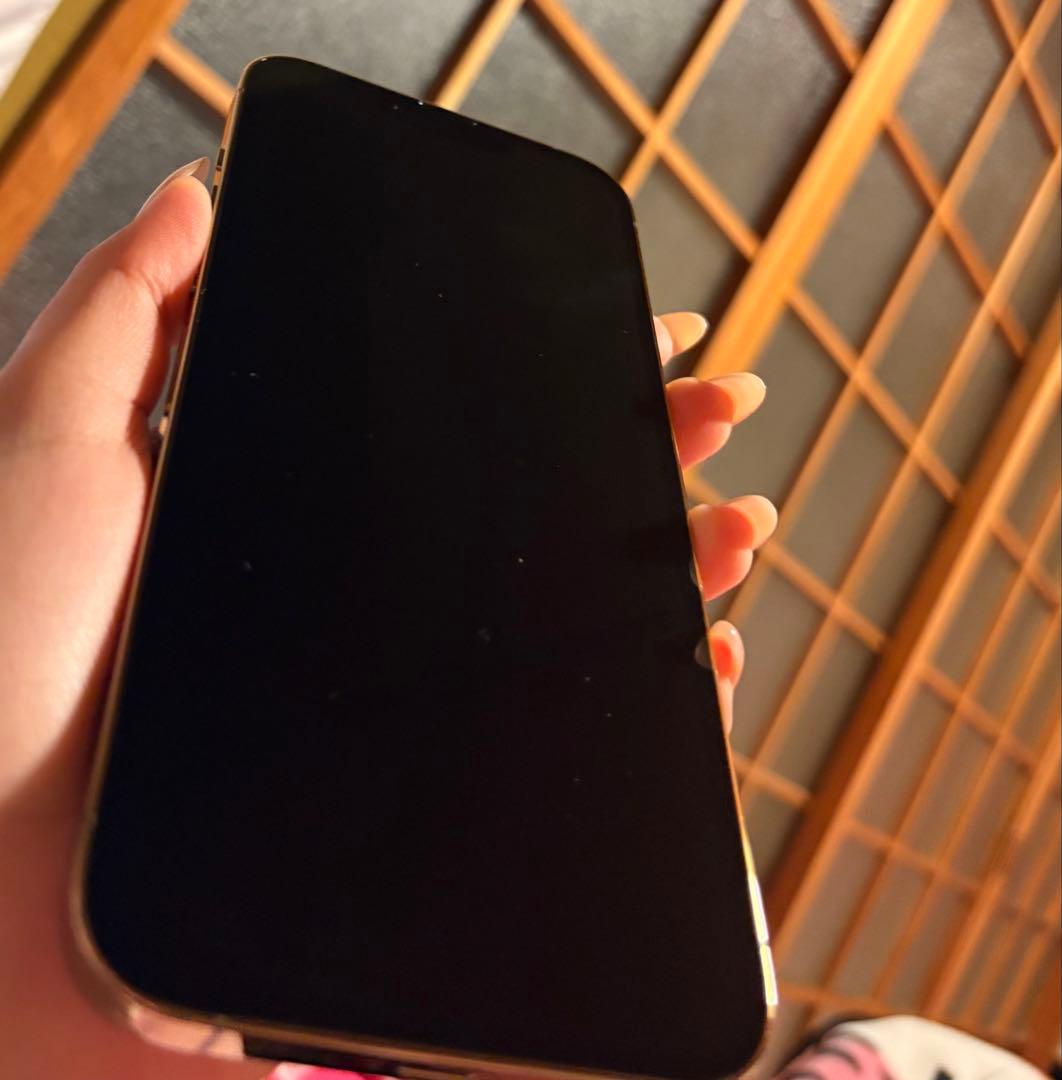 美品 iPhone13ProMax 128GB ゴールド ジャンク（電源入らない