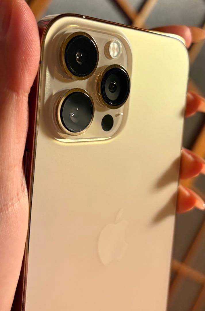 美品 iPhone13ProMax 128GB ゴールド ジャンク（電源入らない