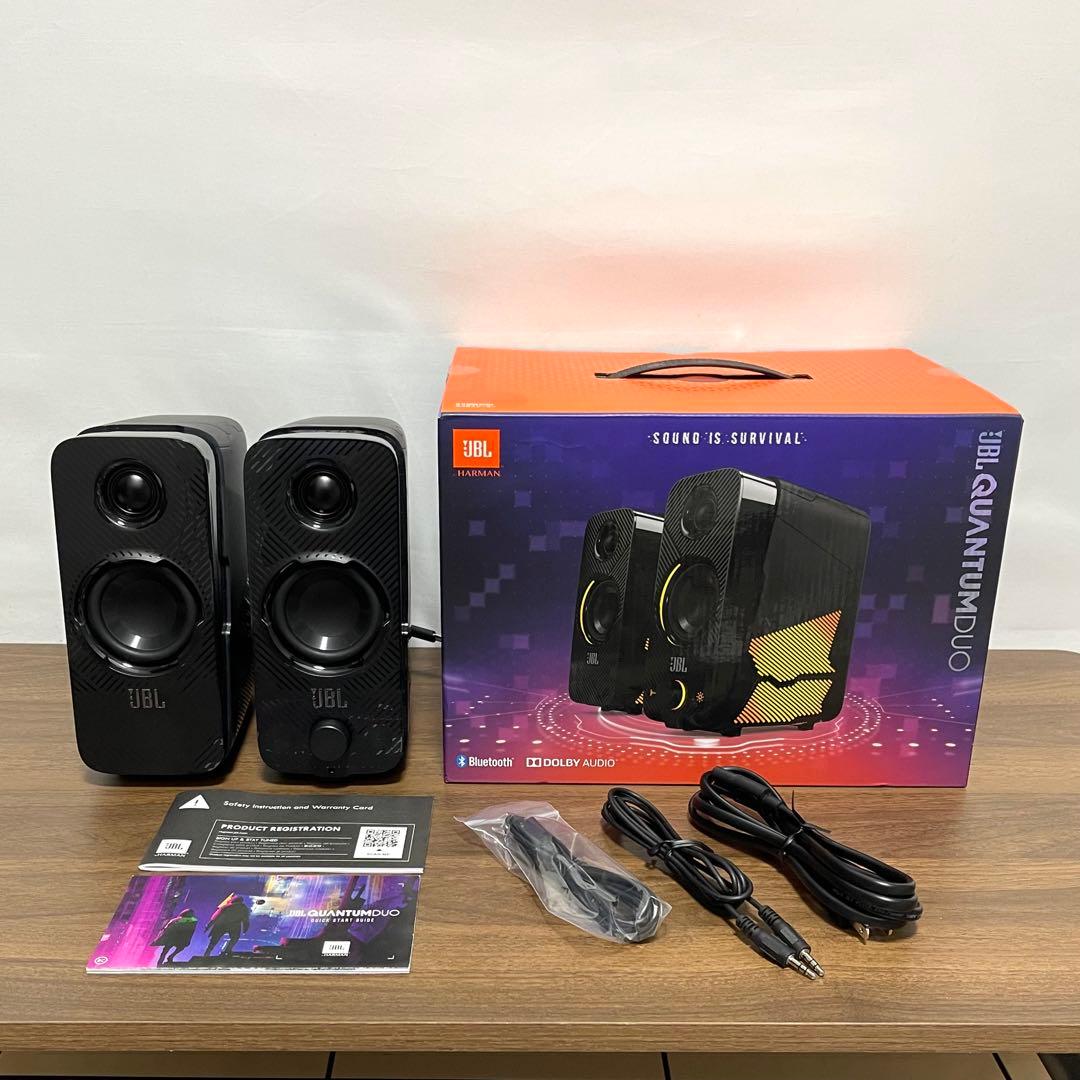 【中古美品】JBL QUANTUM DUO ゲーミングスピーカー