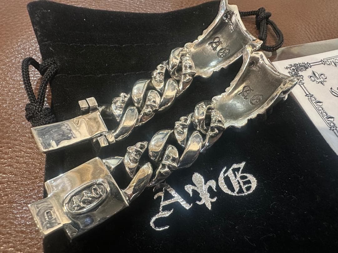 A&G ウォッチ ブレス （ベルト）オーナメント クロス シルバー 送料