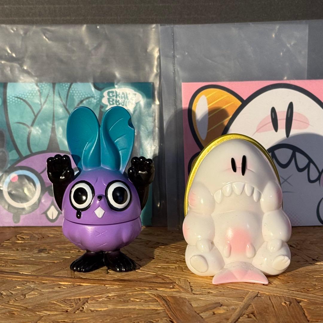 GRAPE BRAIN グレイプ ブレイン スリラ、かまぼうセット ソフビ - メルカリ