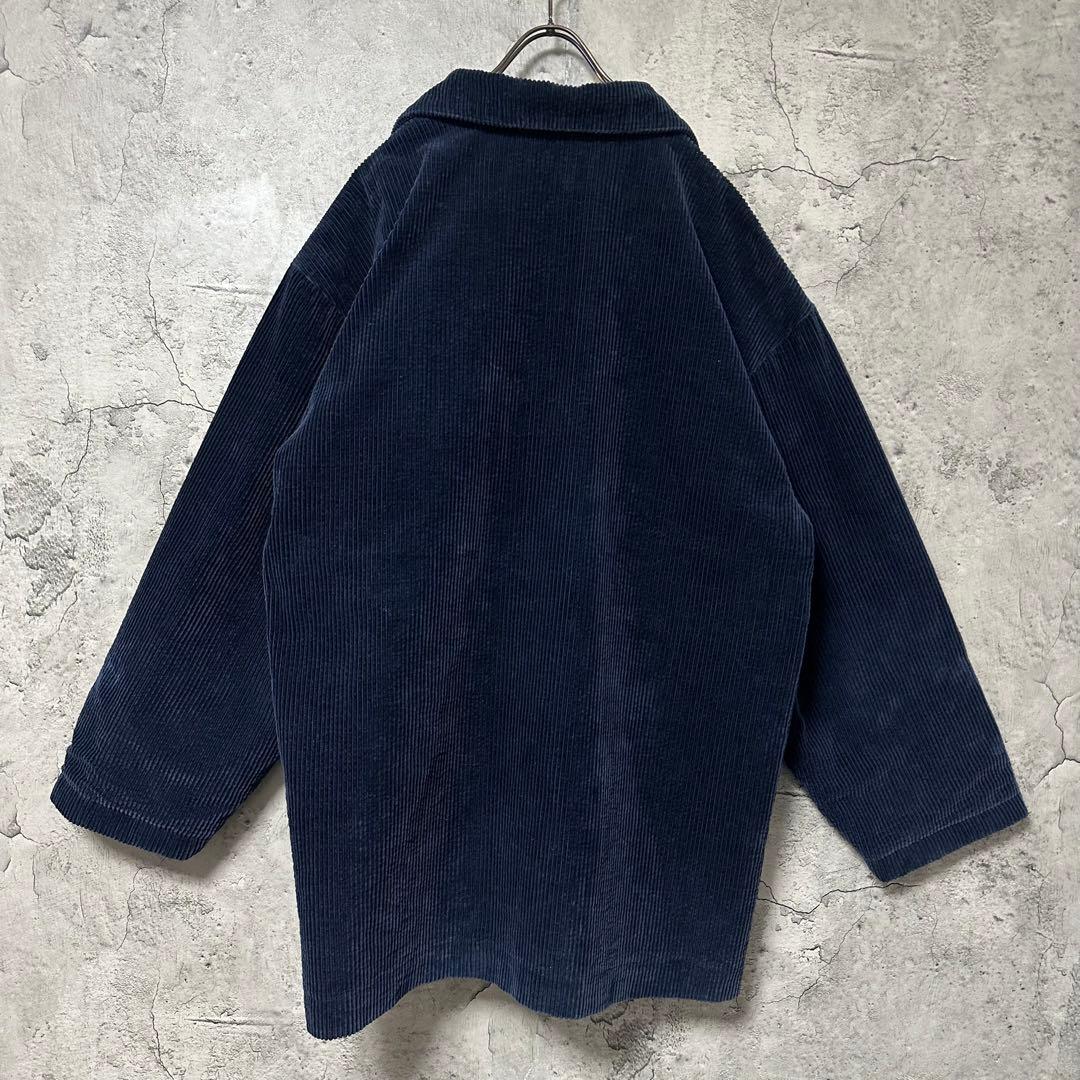 超希少◎】KENZO コーデュロイブルゾン 中綿 刺繍 オープンカラー 90s