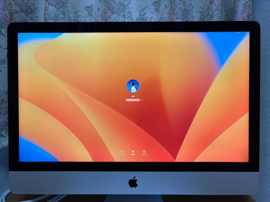 【佐藤】iMac 5K 27インチ(2017) 60GB 256GBSSD