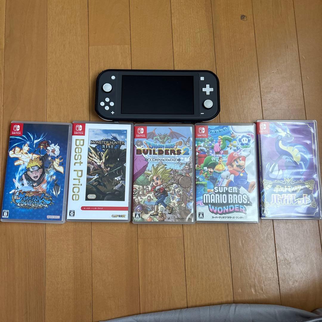 Nintendo Switch Lite グレー 充電器付き Nintendo Switch Lite グレー 充電器付き ケース付き - メルカリ