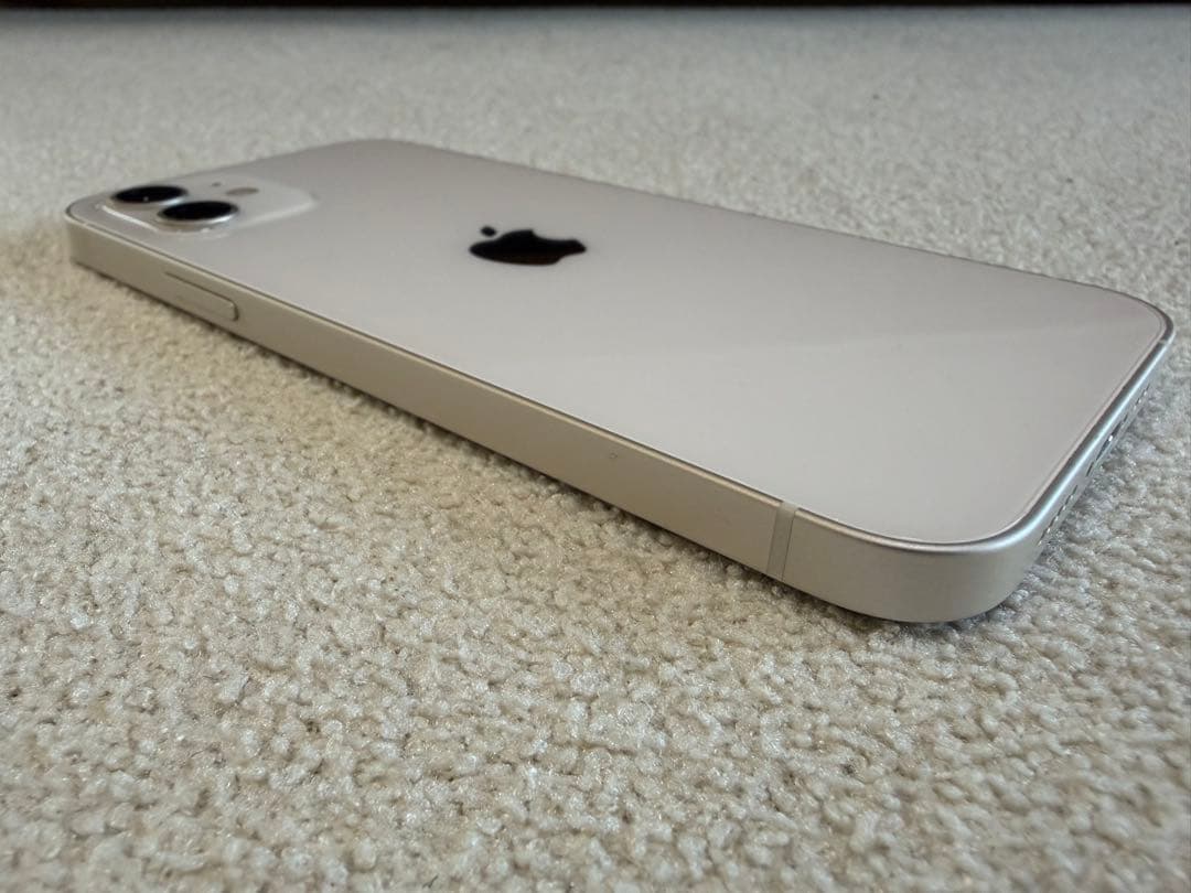 iPhone 12 ホワイト 64GB SIMフリー 動作良好 バッテリー74% - メルカリ