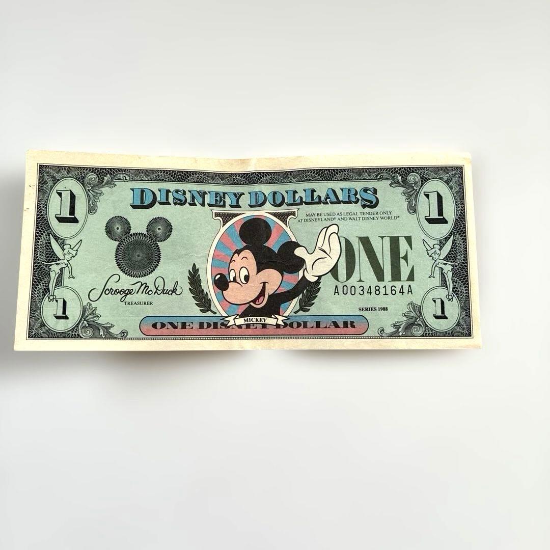 Disney】ディズニーダラー 1$ 1枚 - メルカリ