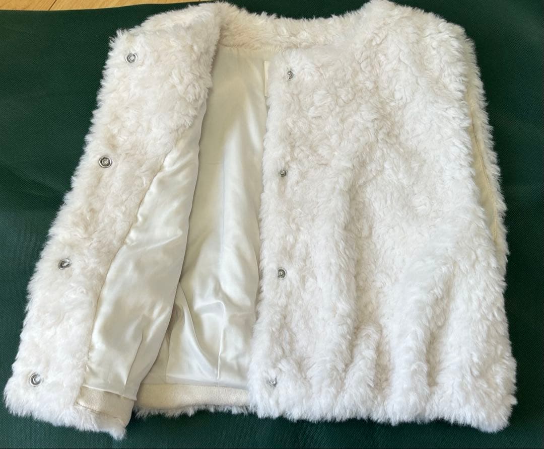 ballsey ランダムファーショートベスト tomorrowland