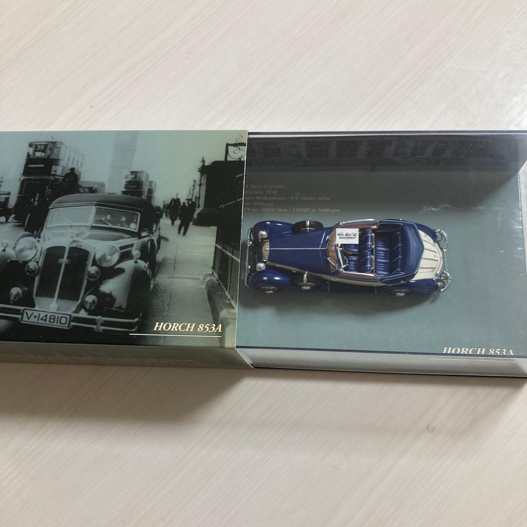 Horch 853A カブリオレ 1938 1/43 ブルー - メルカリ