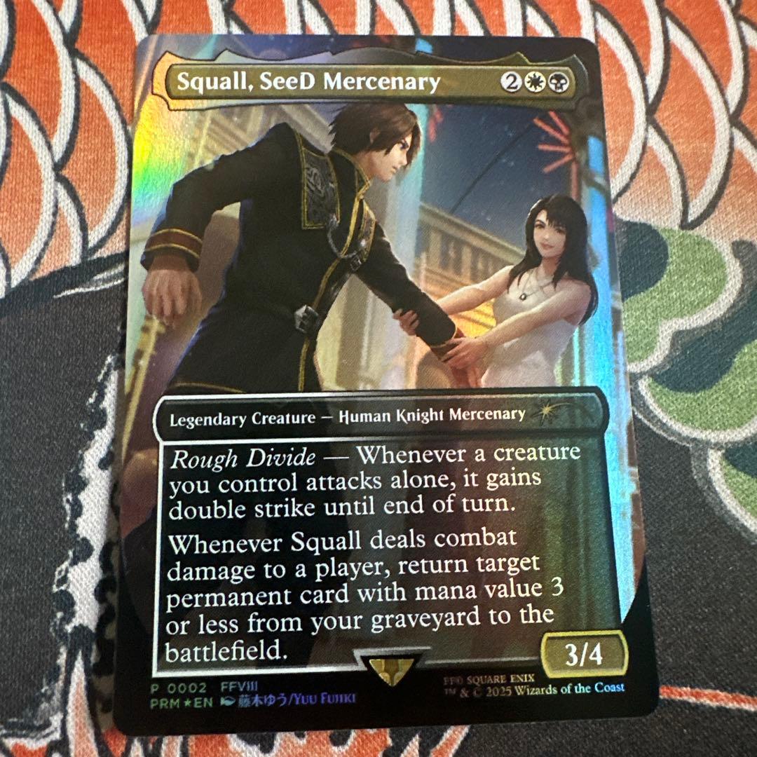 N*i様 MTG【ボーダーレス】SeeDの傭兵、スコール【ショーダウンFoil