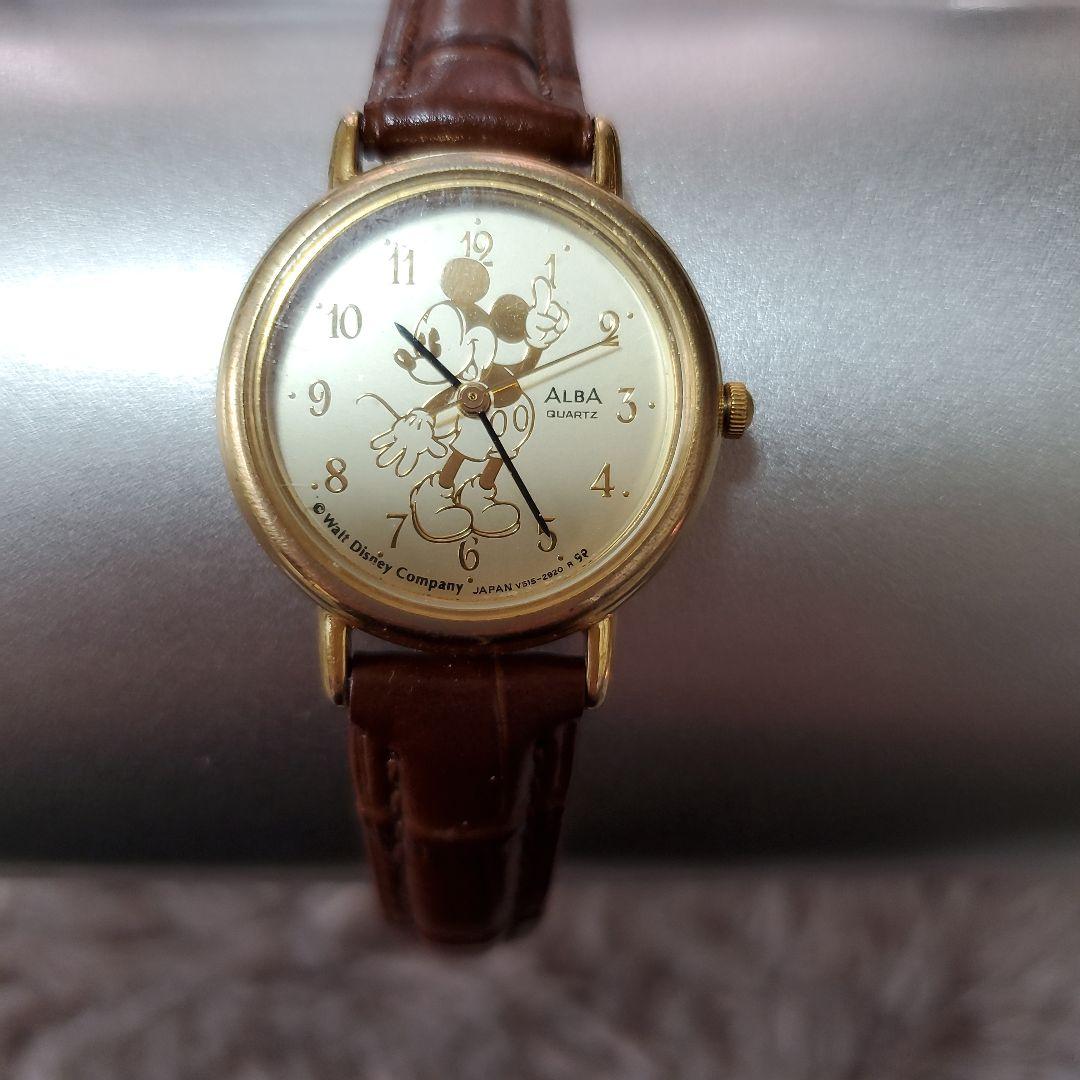 ALBA ミッキーマウス 腕時計 クォーツ【電池切れ】 - メルカリ