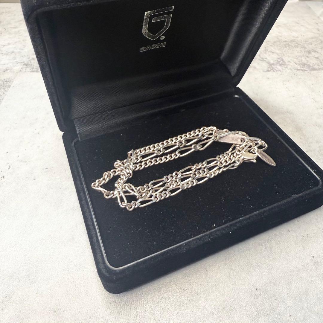 GARNI ガルニ ミックスチェーンネックレス フィガロチェーン 喜平
