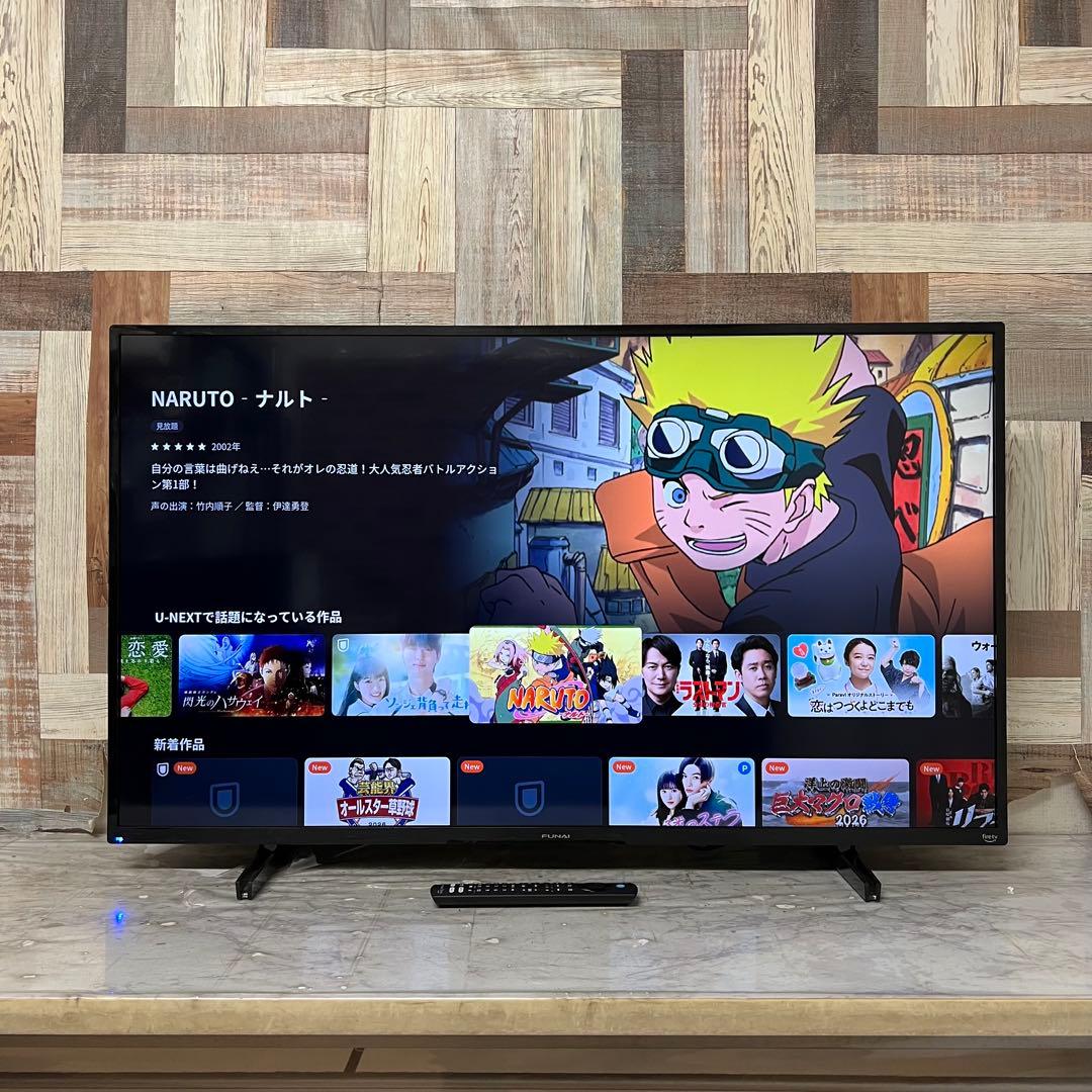 即日受渡❣️全国送料込フナイ43型Fire TV搭載4Kスマートテレビ