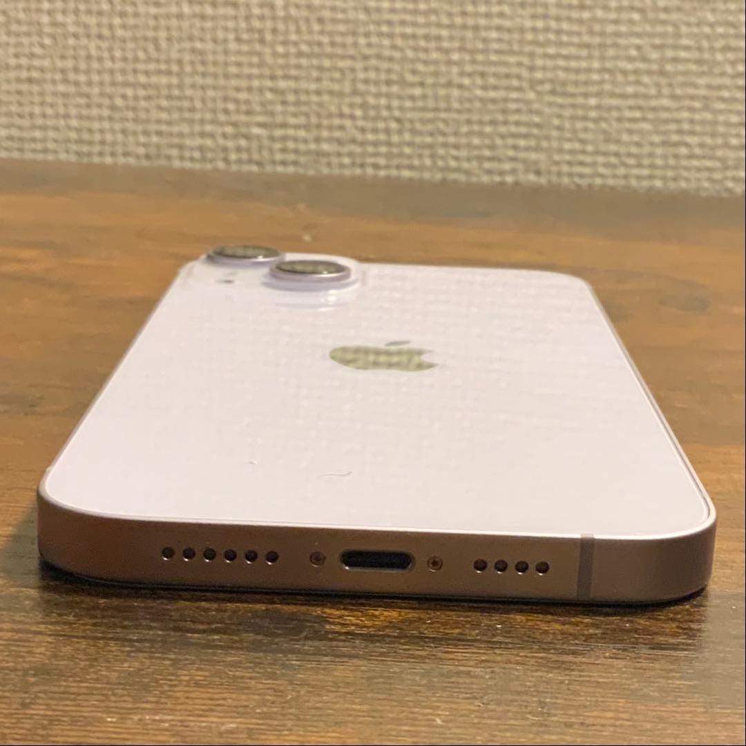 （美品）Apple iPhone 14 plus パープル 本体