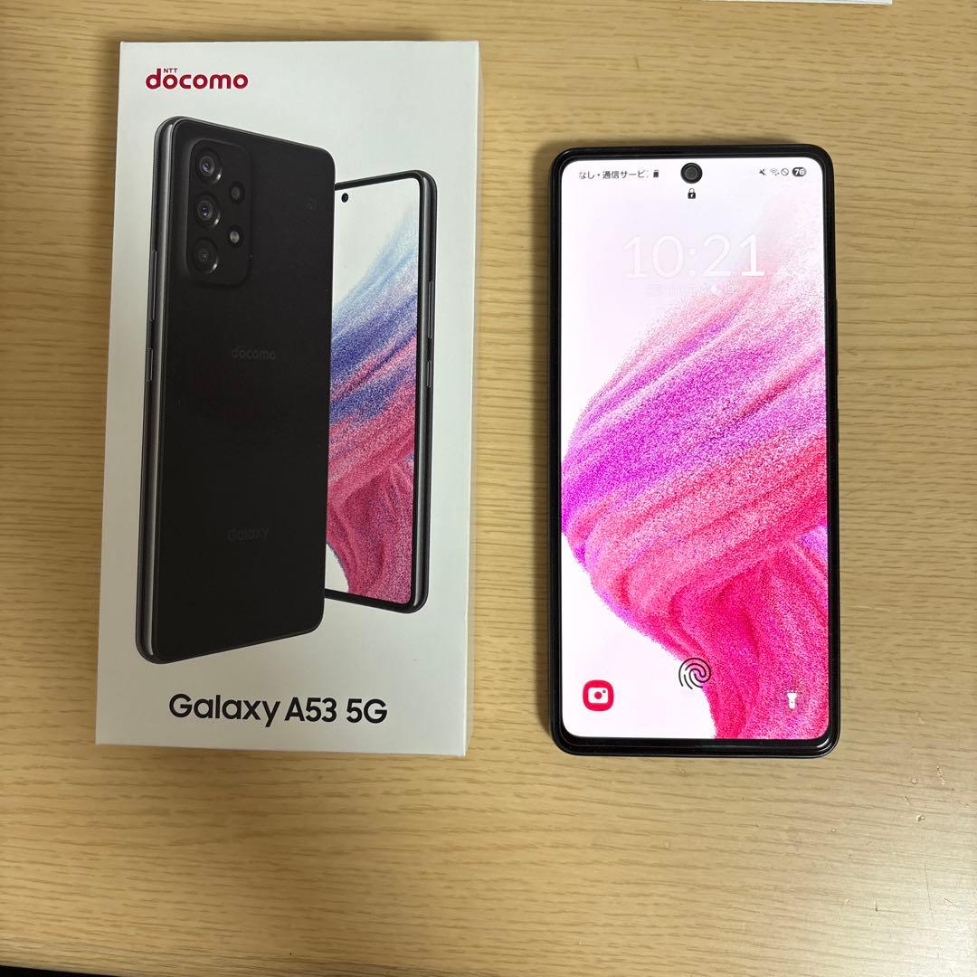 訳あり GALAXY A53 5G SIMフリー 128GB ブラック おまけ付 au Galaxy A53 5G SCG15C ブラック 黒 Black SIMロック解除済SIMフリー
