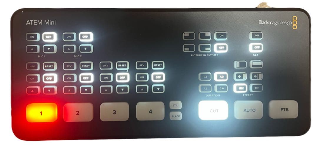 Blackmagic ATEM Mini マルチカメラスイッチャー　通電確認済