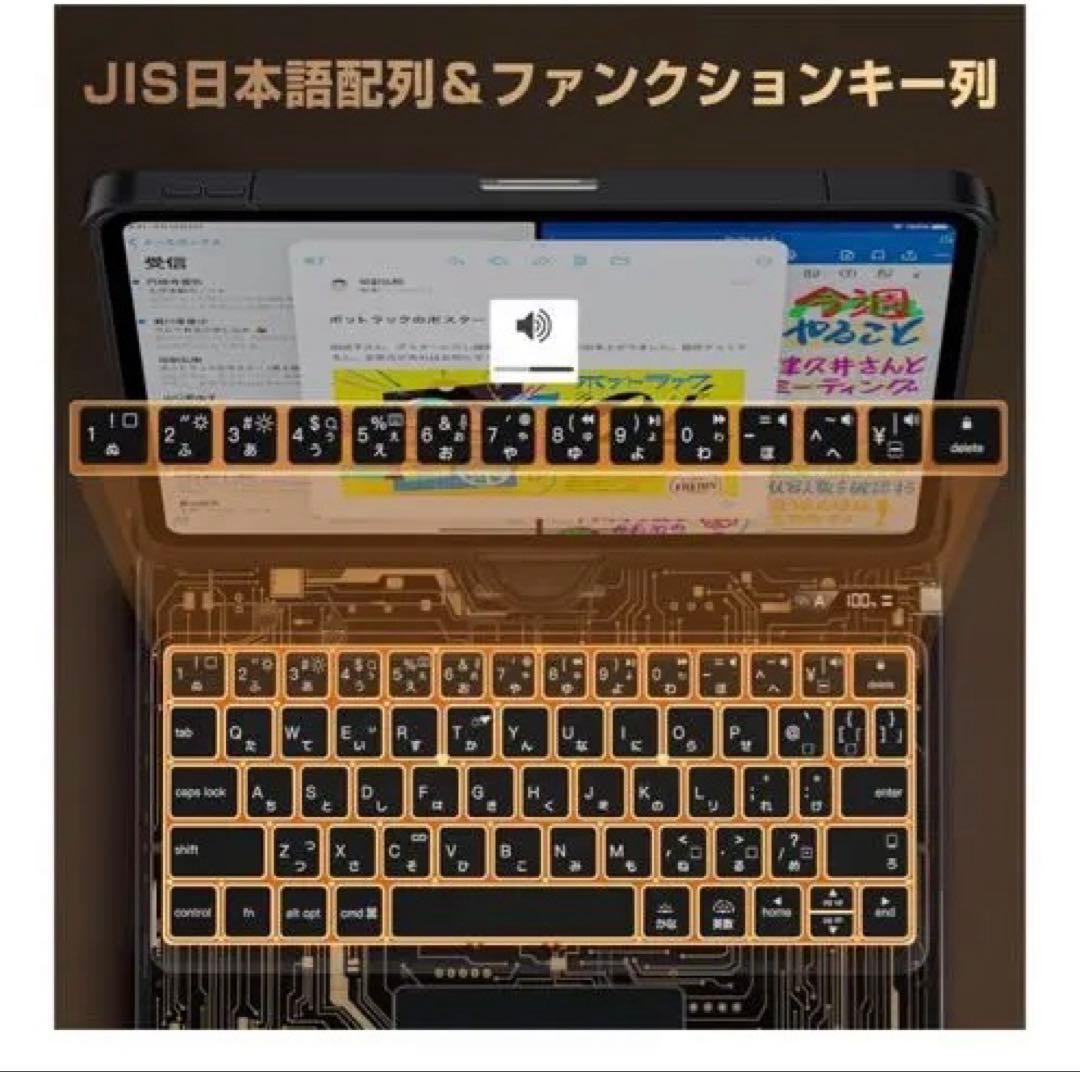 iPad用 Bluetoothキーボードケース 日本語配列