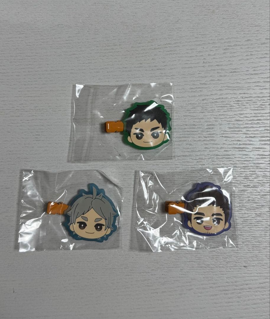 ハイキュー！！ 前髪クリップvol.2 澤村大地 菅原孝支 東峰旭 - メルカリ