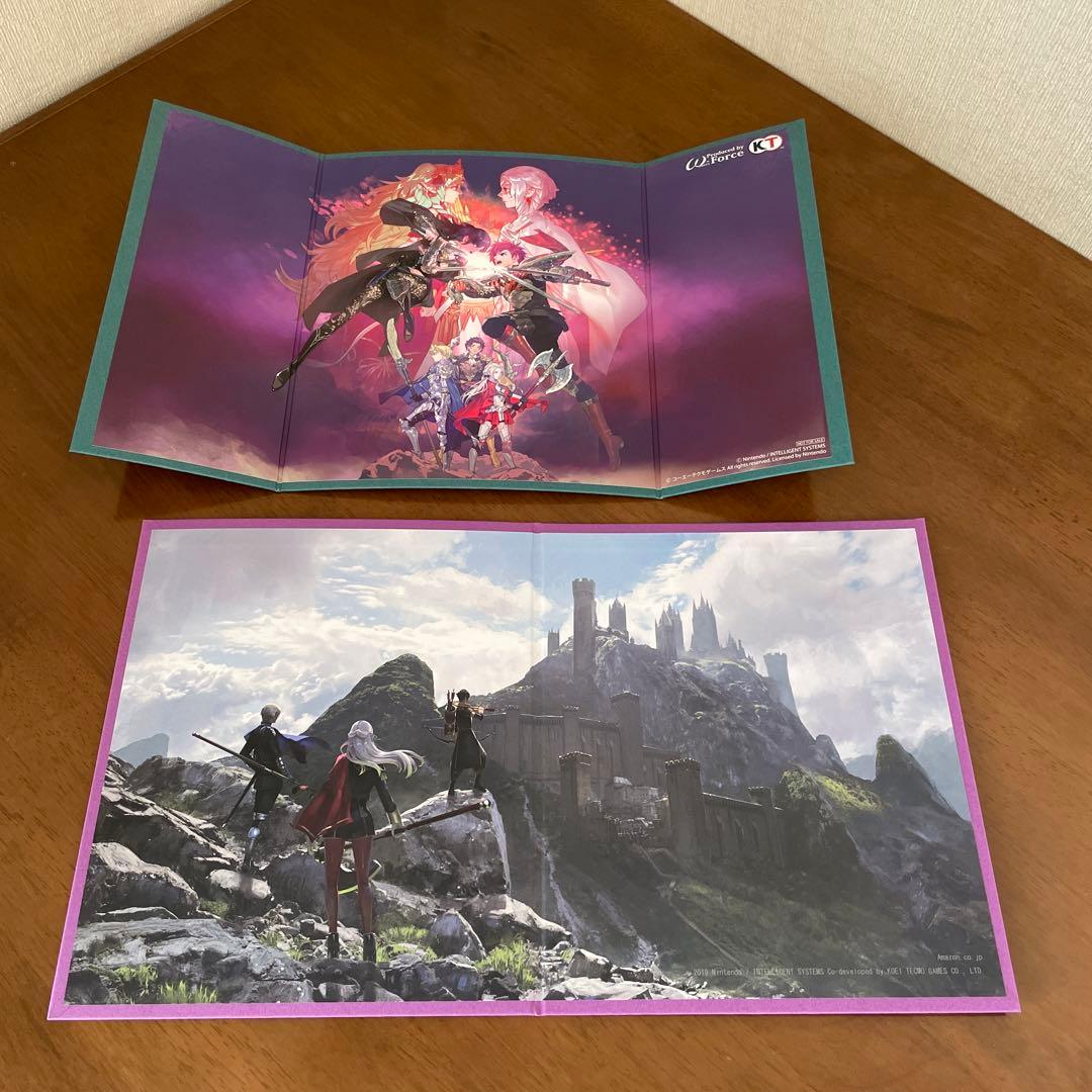 ファイアーエムブレム風花雪月 無双 特典 オリジナルパノラマ色紙 美品