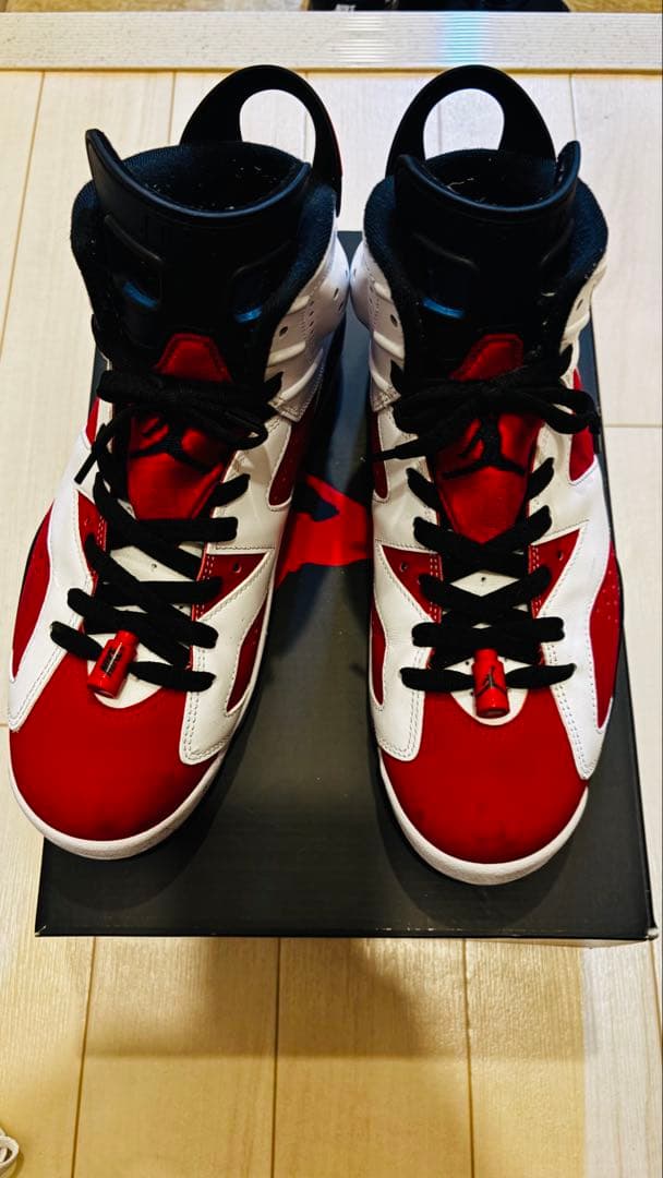 NIKEAIR JORDAN 6 Carmine カーマイン 27.5 - メルカリ