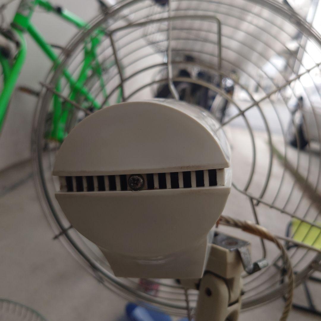 昭和レトロ 東芝扇風機 SF-30F 1968年製 青い4枚羽根の扇風機 可動品