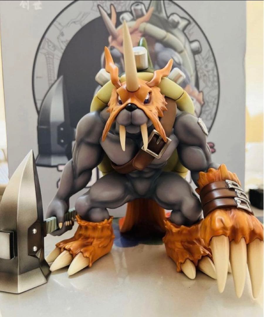 デジモンアドベン 樹脂フィギュア ガレージキット ズドモン - メルカリ