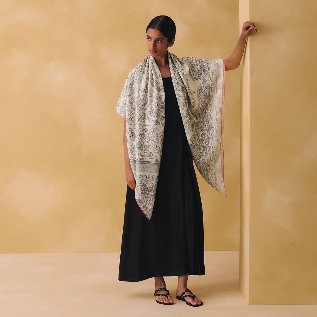 新品・2026SS エルメス カシシル140 ヌーベルシテカヴァリエール 白