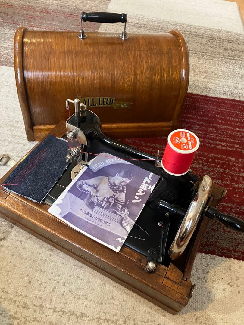 ALL LEADチェーンステッチ・ミシン☆整備・調整済☆実働・単環縫☆昭和