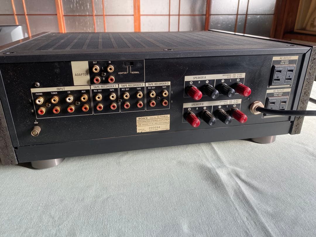 SONY TA-F555ESX プリメインアンプ（ジャンク）