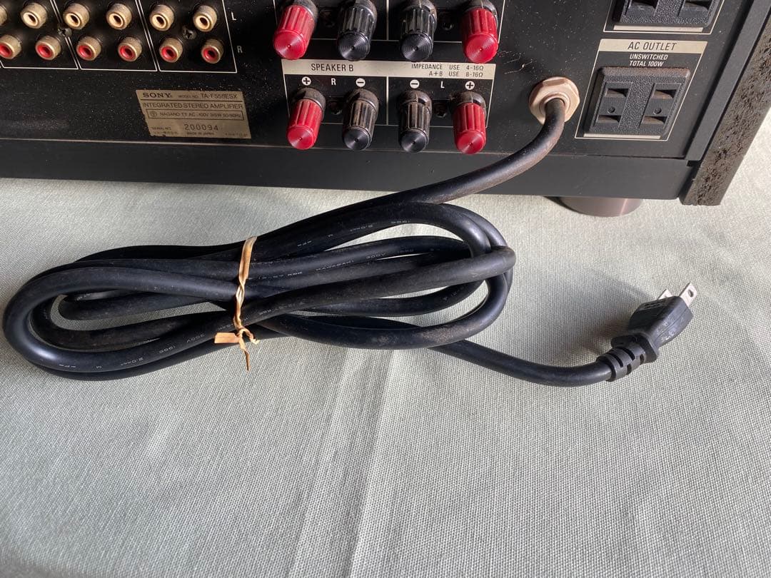 SONY TA-F555ESX プリメインアンプ（ジャンク）